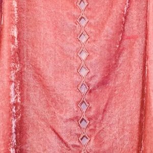 Maeve pink velvet camisole